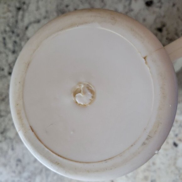 Vintage Retro White & Yellow Pitcher With Floral Design - Picture 8 of 8